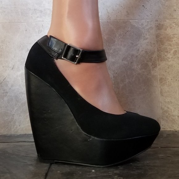 Penny Loves Kenny Very Comfortable 6.5 inch Platform Wedge Heels - Picture 2 of 12